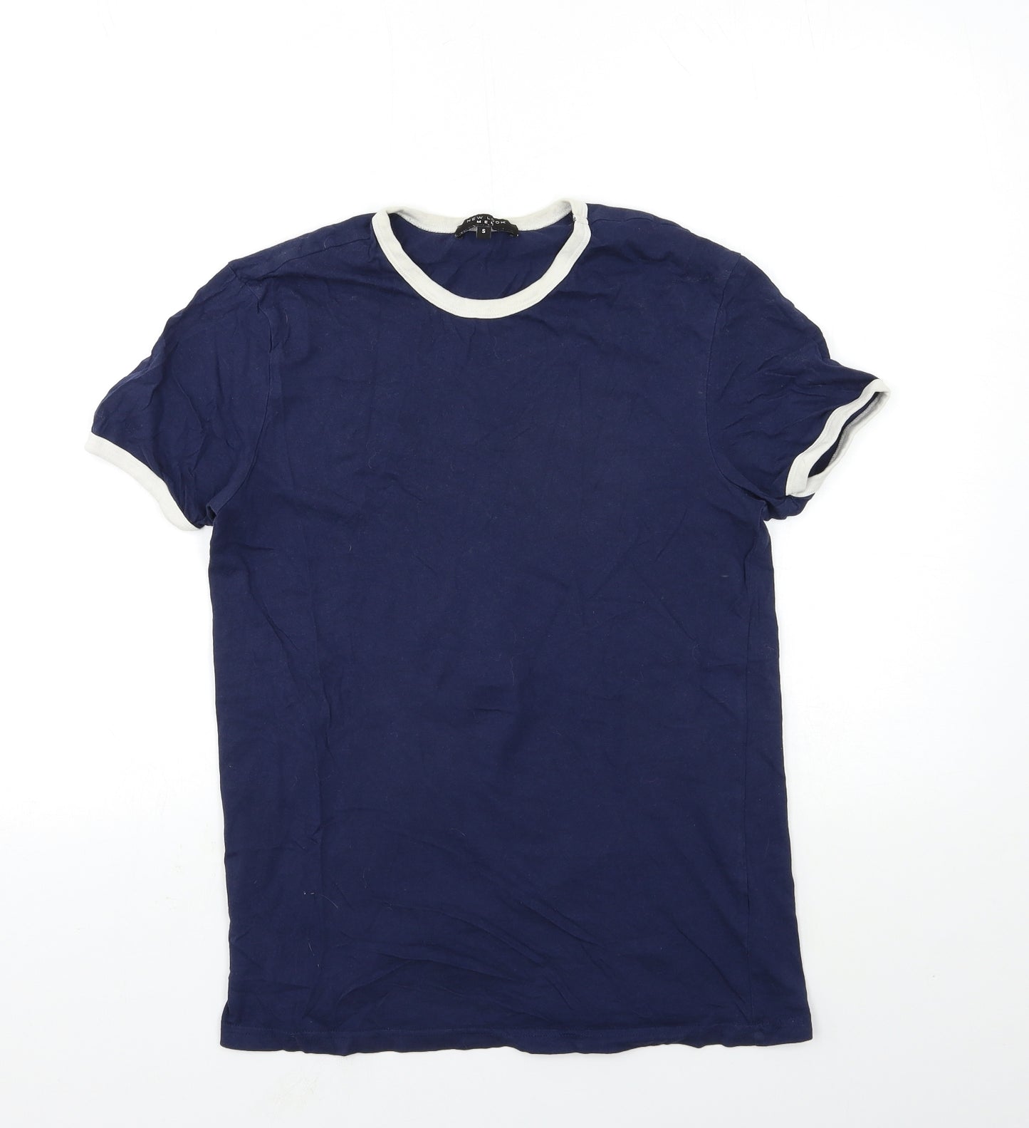 New Look Mens Blue    T-Shirt Size S