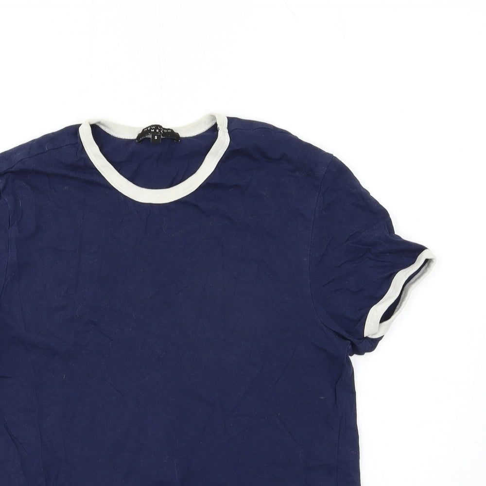 New Look Mens Blue    T-Shirt Size S