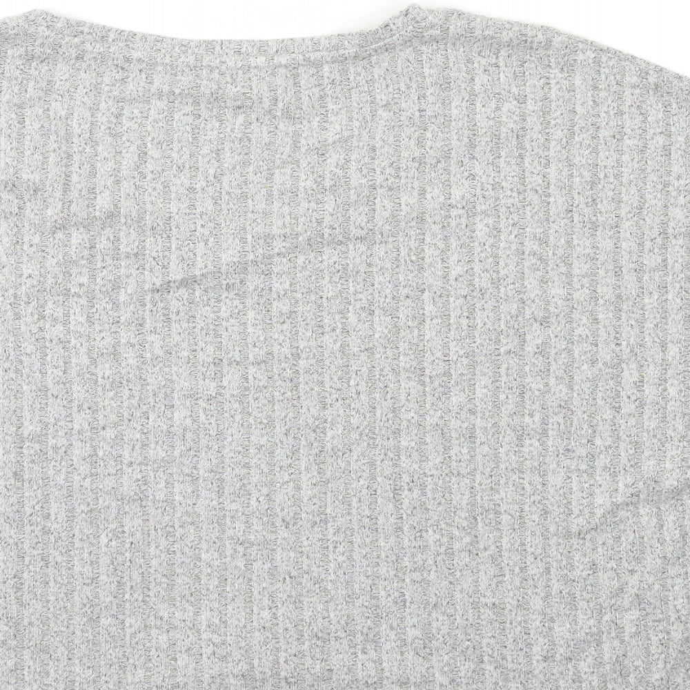 Marks and Spencer Womens Grey   Basic T-Shirt Size 18