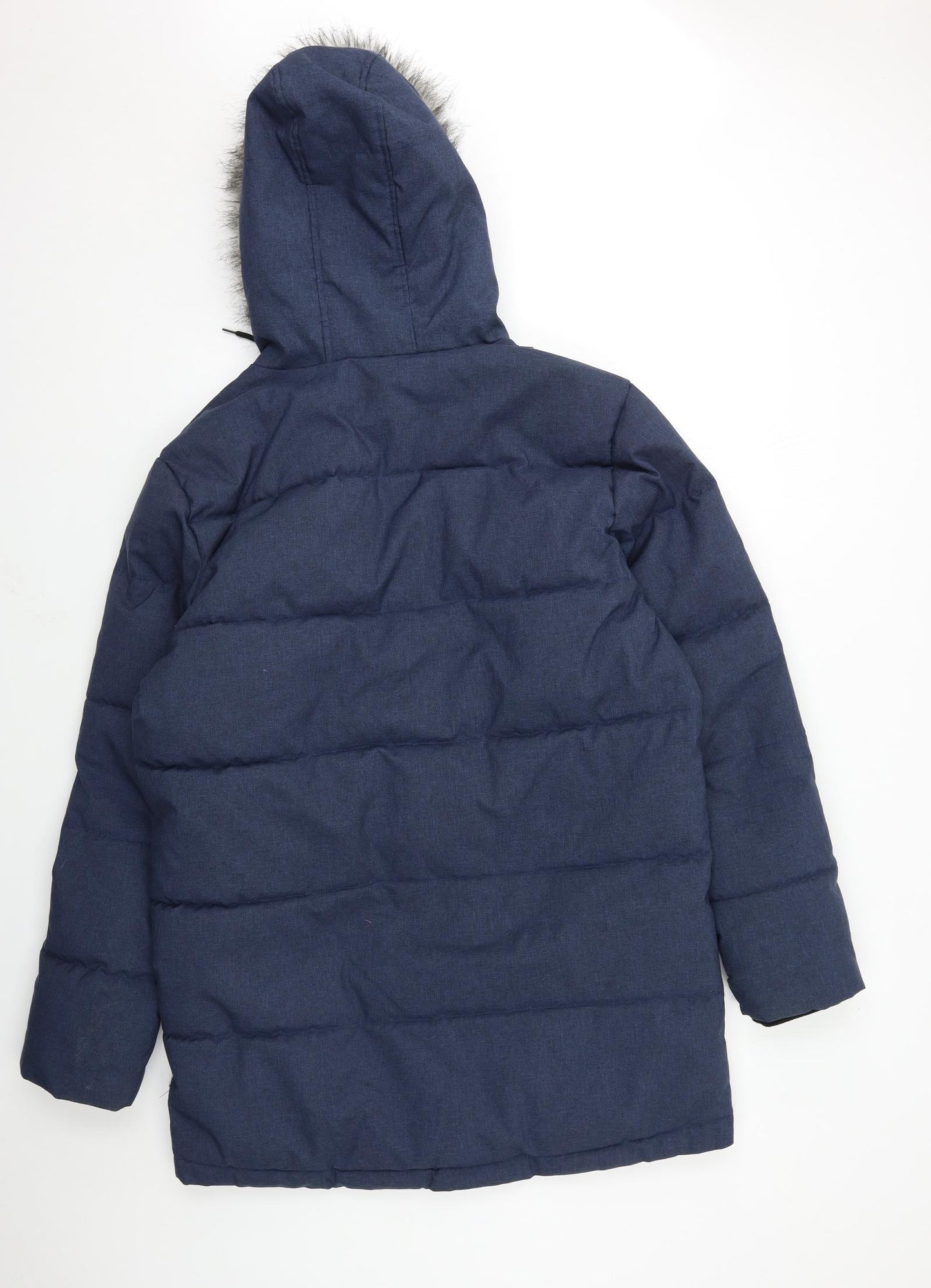 Primark Mens Blue   Parka Coat Size M