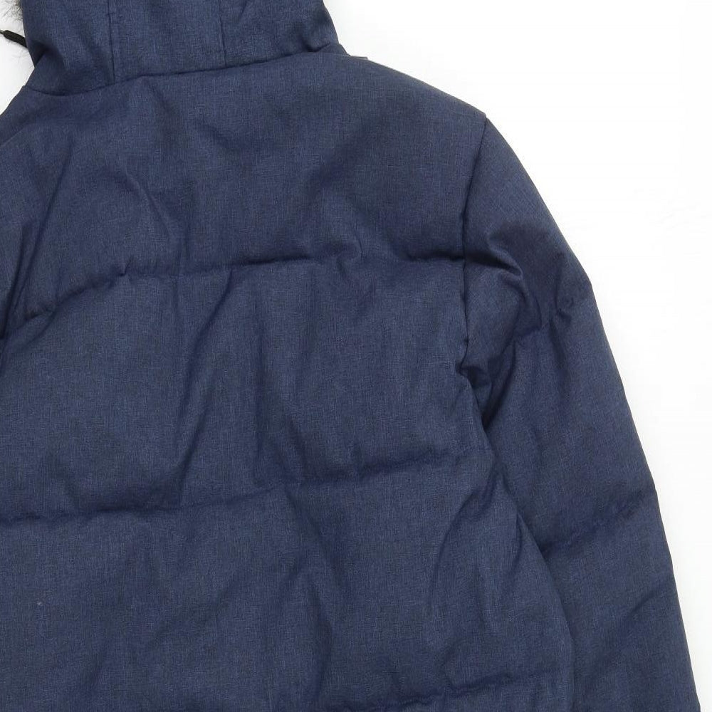 Primark Mens Blue   Parka Coat Size M