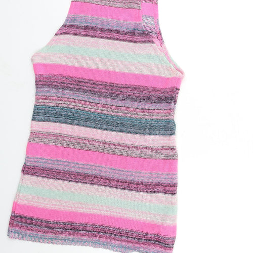 Atmosphere Womens Pink Striped Knit Bodycon  Size 8