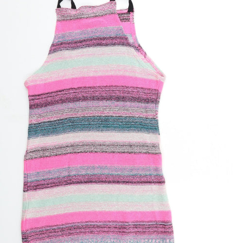 Atmosphere Womens Pink Striped Knit Bodycon  Size 8