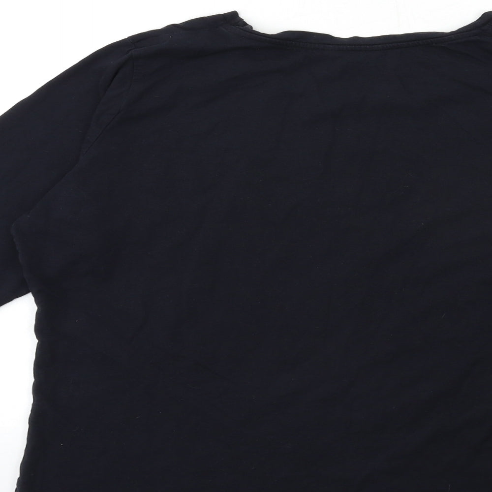 George Womens Black   Basic T-Shirt Size 20