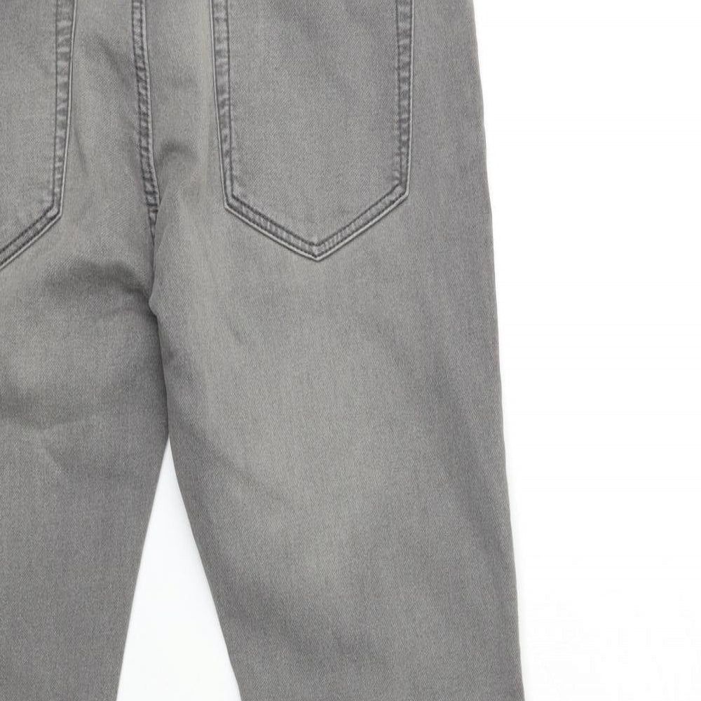 NEXT Mens Grey  Denim Skinny Jeans Size 34 in L29 in