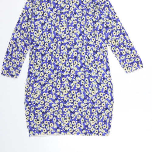 NXT Womens Blue Floral  Jumper Dress  Size 14