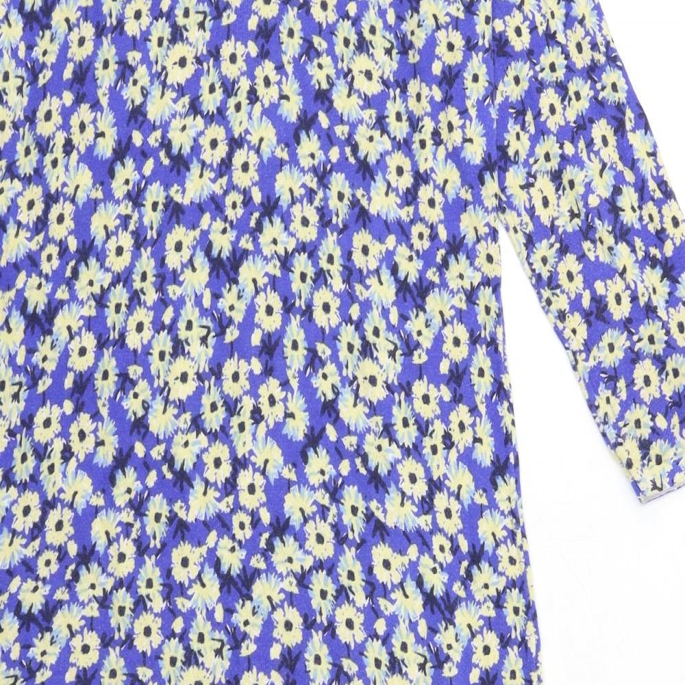 NXT Womens Blue Floral  Jumper Dress  Size 14