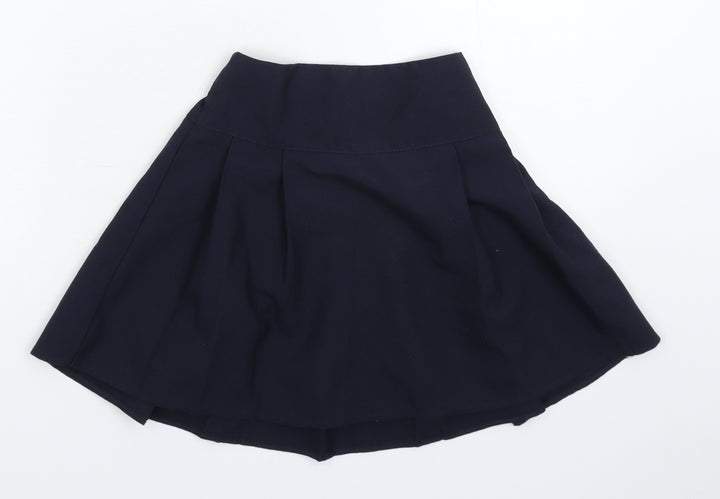 F&F Girls Blue   Pleated Skirt Size 6-7 Years