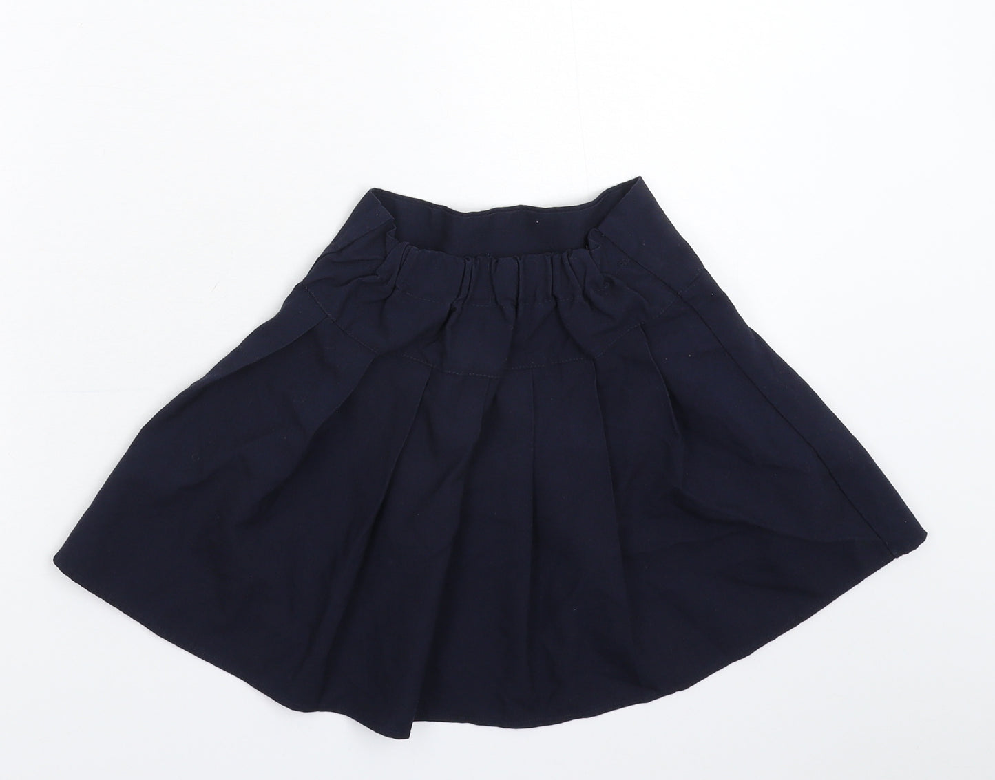 F&F Girls Blue   Pleated Skirt Size 6-7 Years - School