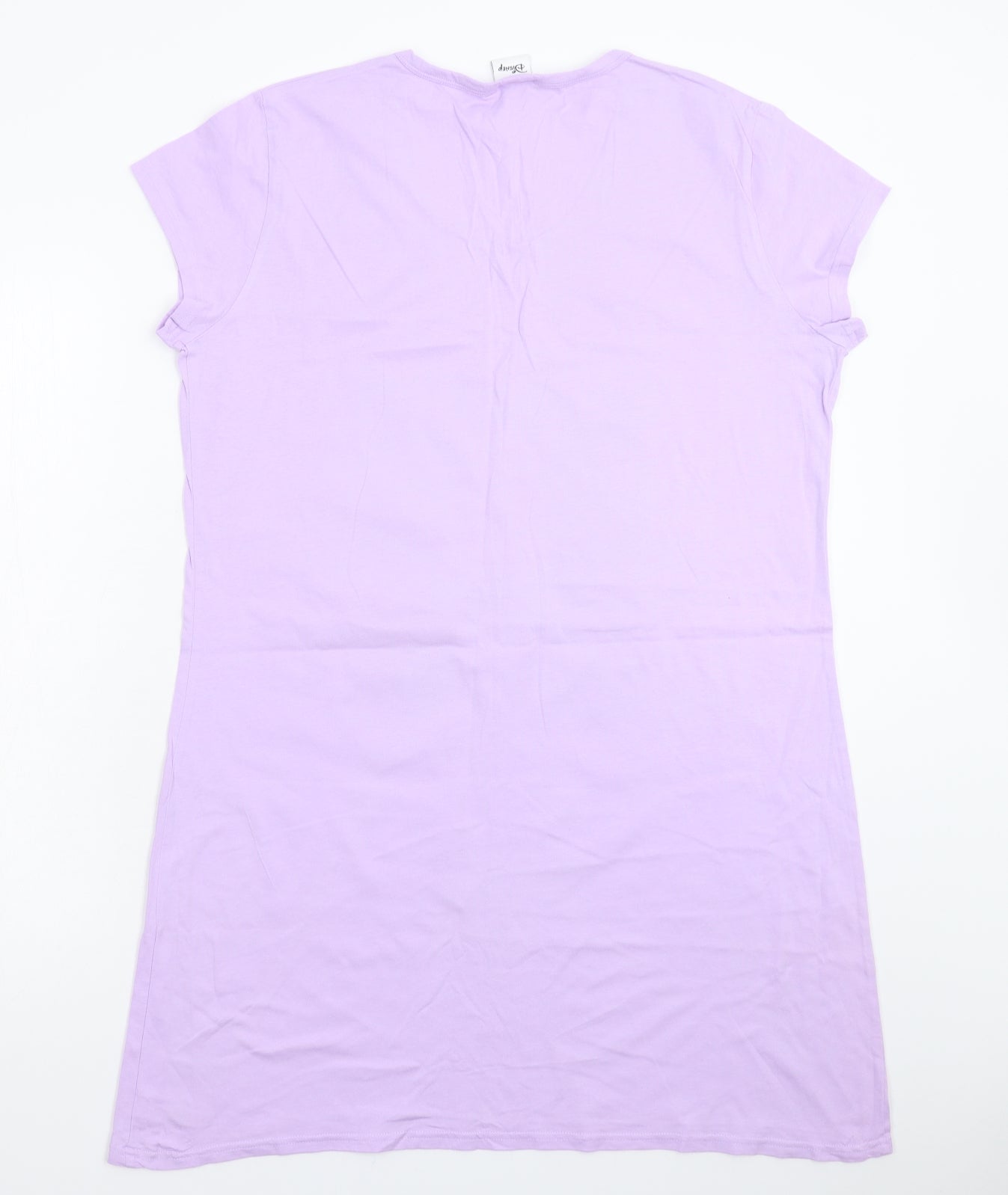 Disney Womens Purple   T-Shirt Dress  Size 16