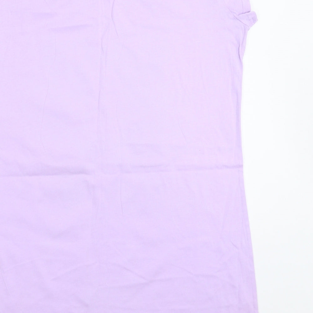 Disney Womens Purple   T-Shirt Dress  Size 16