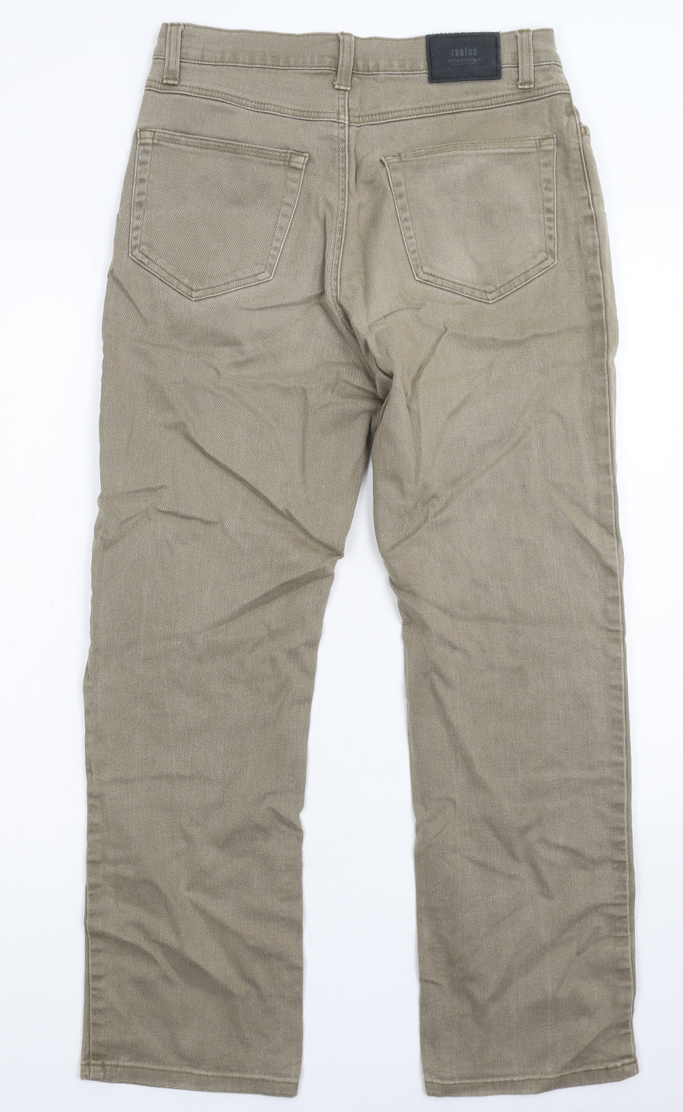 Zantos Mens Grey  Denim Straight Jeans Size 32 L30 in