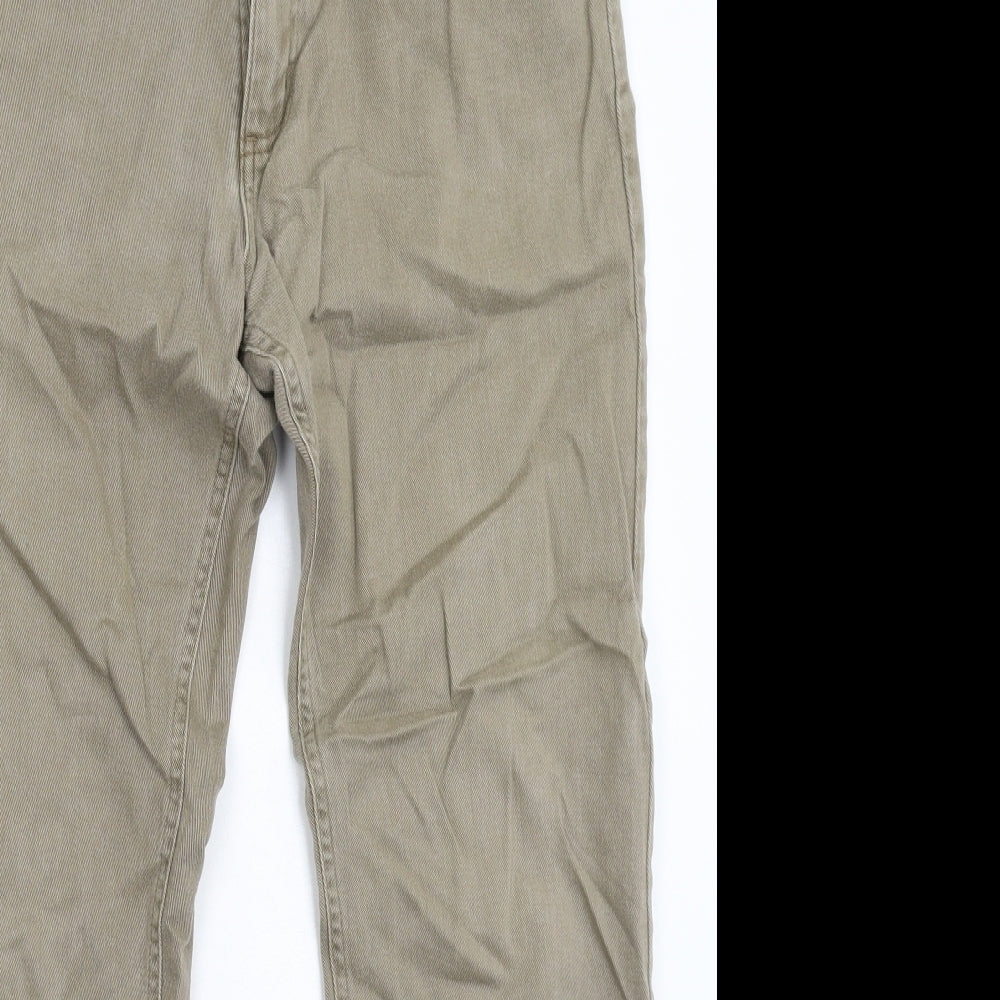 Zantos Mens Grey  Denim Straight Jeans Size 32 L30 in