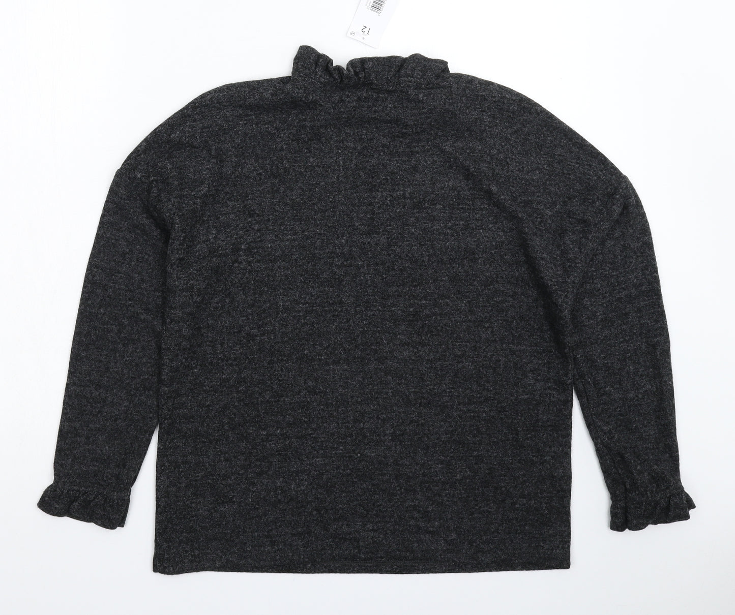 Papaya Womens Grey  Knit Pullover Jumper Size 12