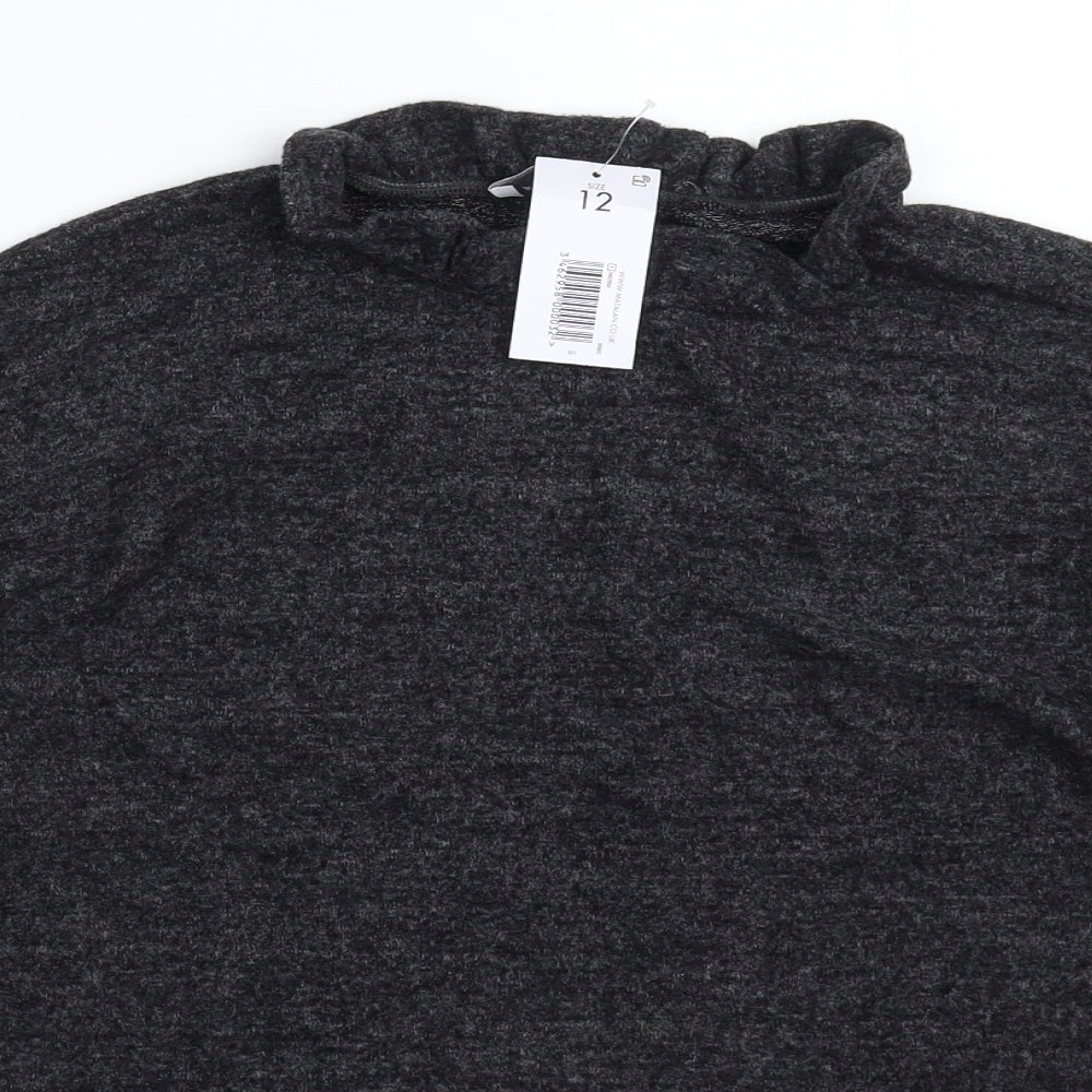 Papaya Womens Grey  Knit Pullover Jumper Size 12