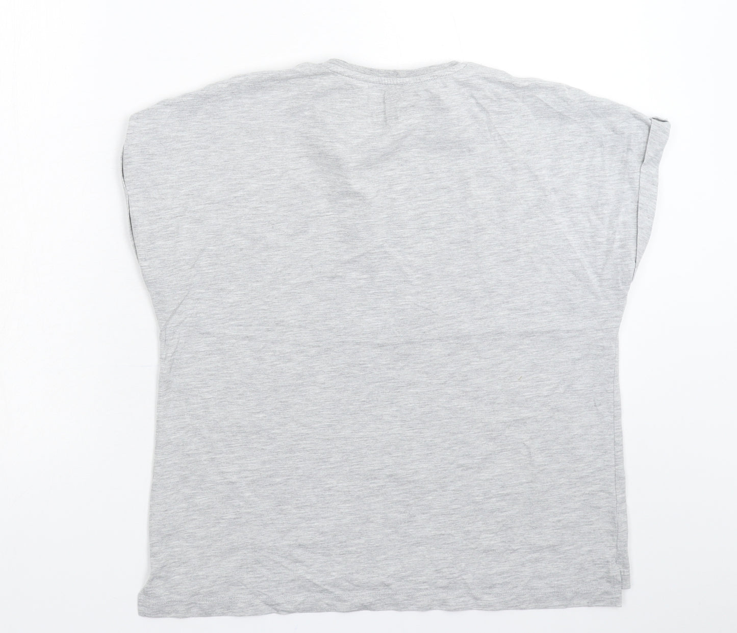 Matalan Girls Grey Solid  Top Pyjama Top Size 14 Years