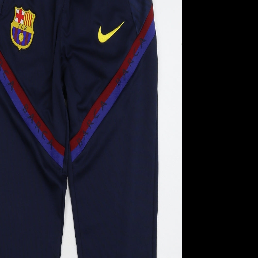 Nike Boys Blue   Jogger Trousers Size XL - Barcelona FC