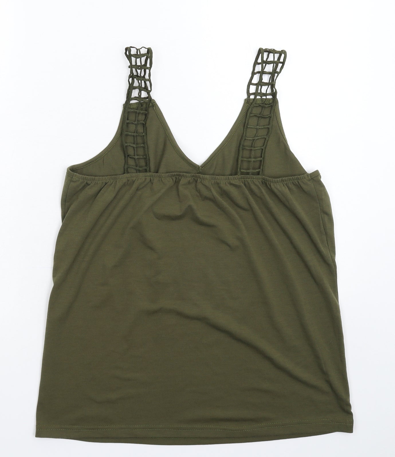 Preworn Womens Green   Basic Tank Size M