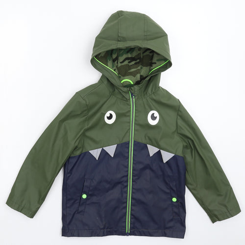 F&F Boys Multicoloured   Rain Coat Coat Size 6-7 Years