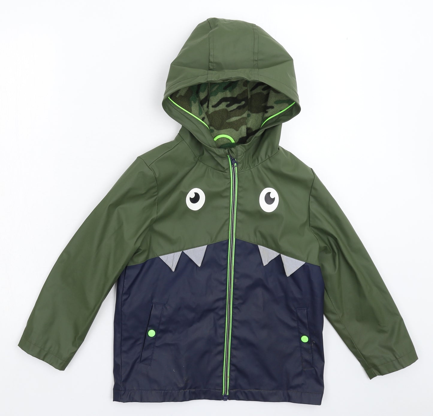 F&F Boys Multicoloured   Rain Coat Coat Size 6-7 Years