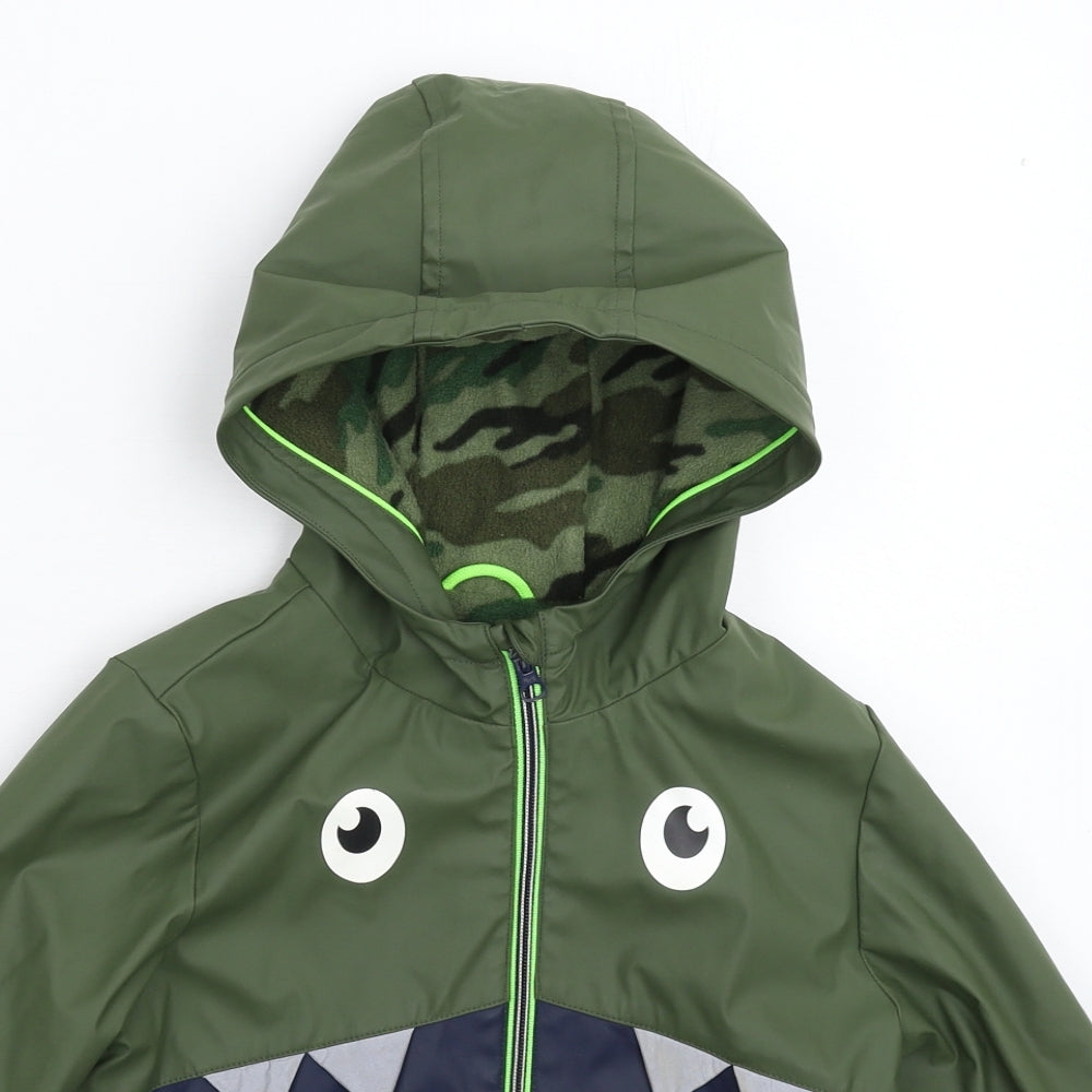 F&F Boys Multicoloured   Rain Coat Coat Size 6-7 Years