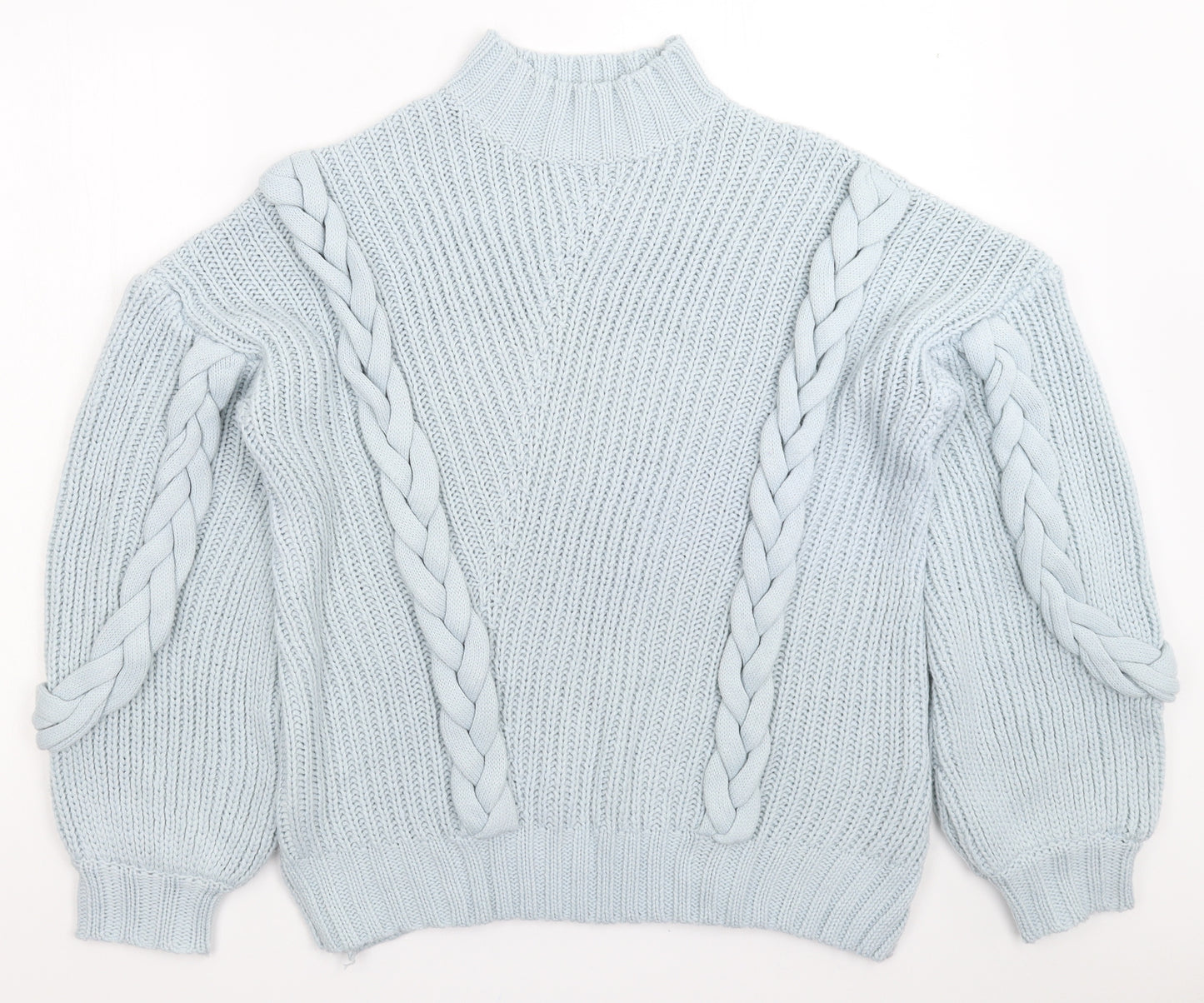 Very Womens Blue  Knit Pullover Jumper Size 14