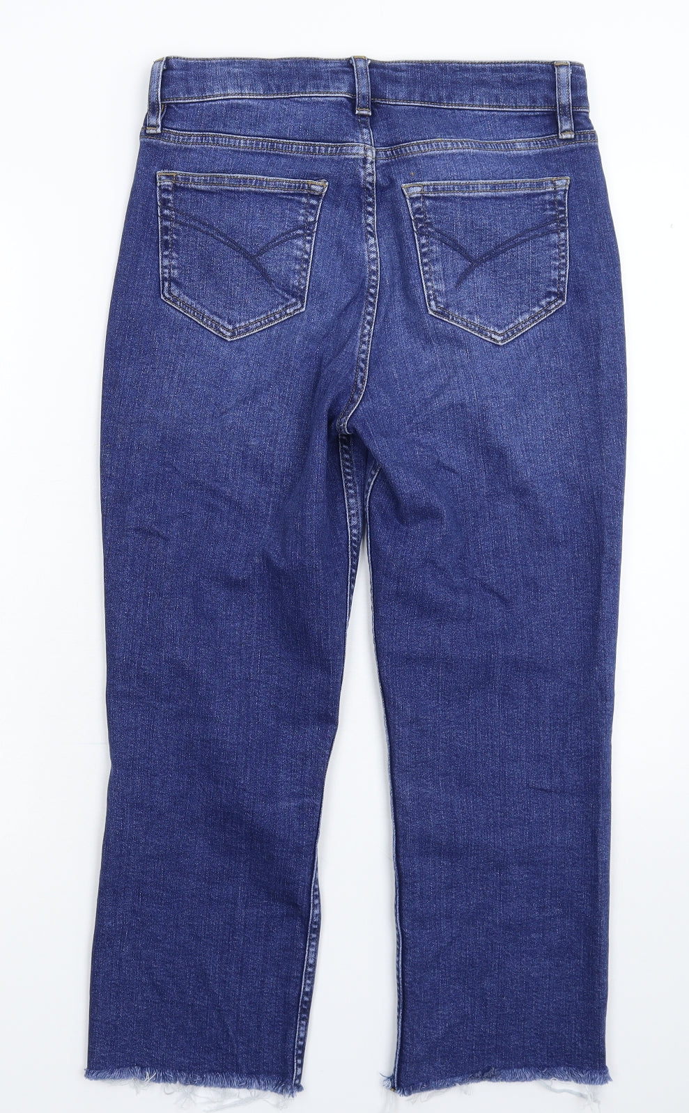 Oasis Womens Blue  Denim Cropped Jeans Size 10 L23 in