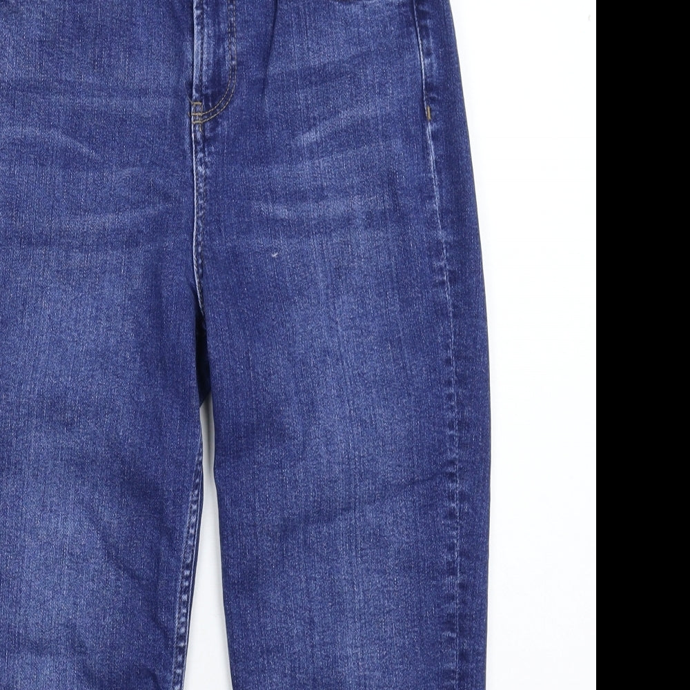 Oasis Womens Blue  Denim Cropped Jeans Size 10 L23 in