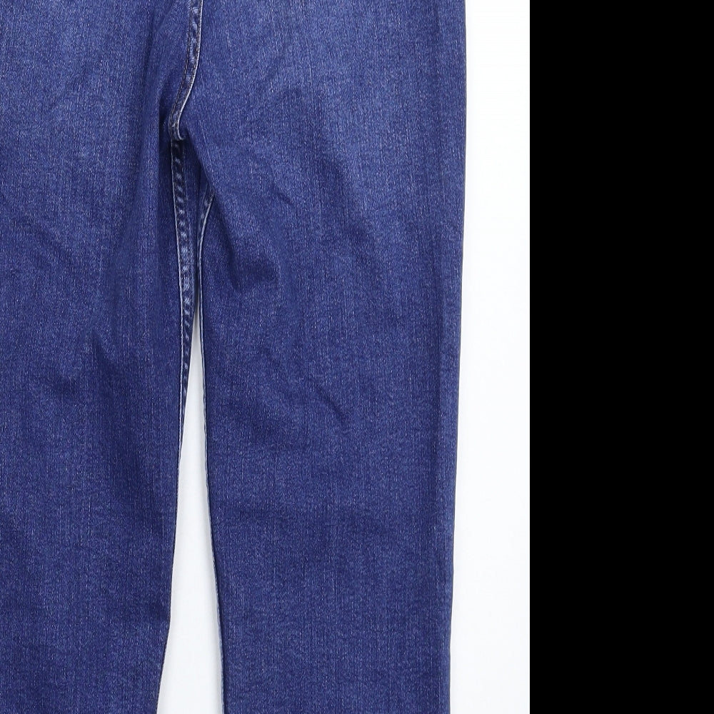 Oasis Womens Blue  Denim Cropped Jeans Size 10 L23 in