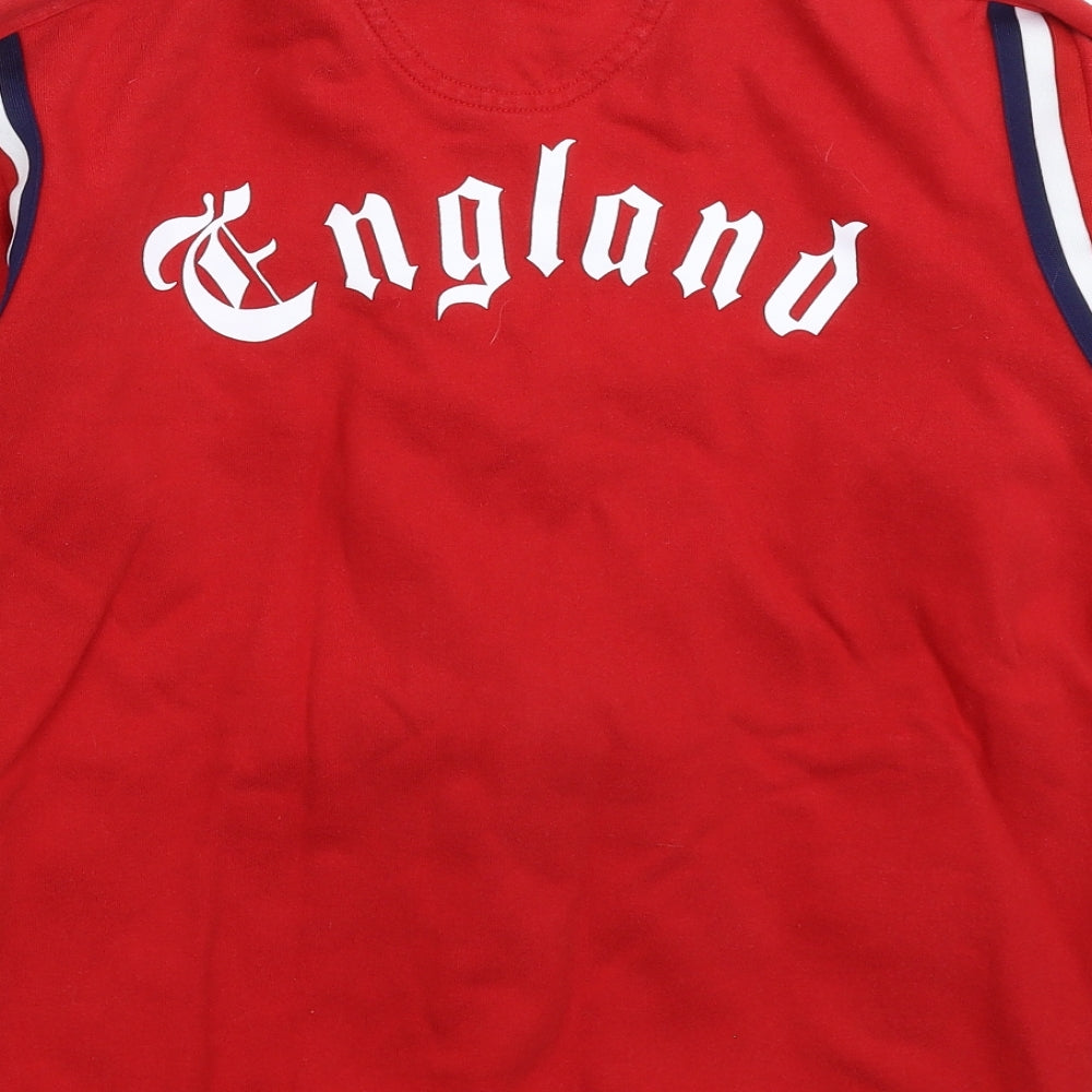 England Mens Red   Jacket  Size M
