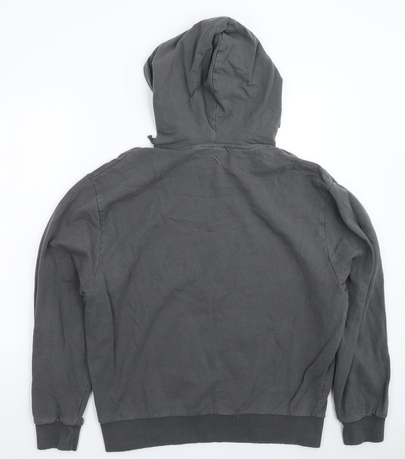 COLLUSION Mens Grey   Pullover Hoodie Size L