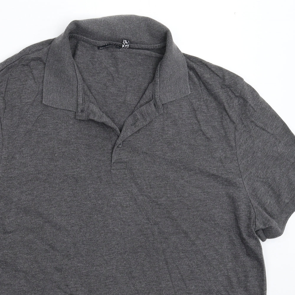 ASOS Womens Grey   Basic Polo Size XL