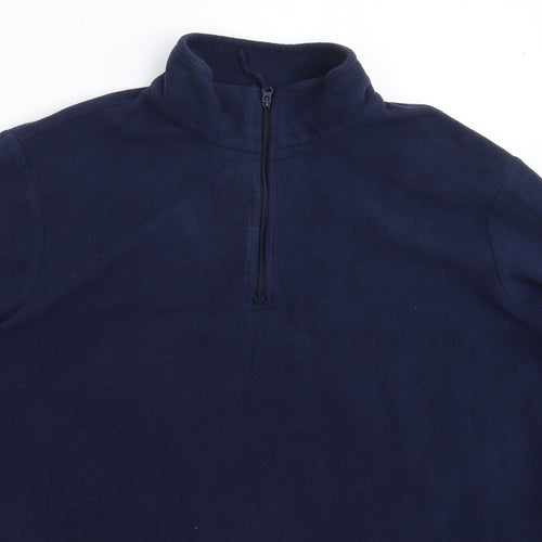Mountain Warehouse Mens Blue  Fleece Jacket  Size L