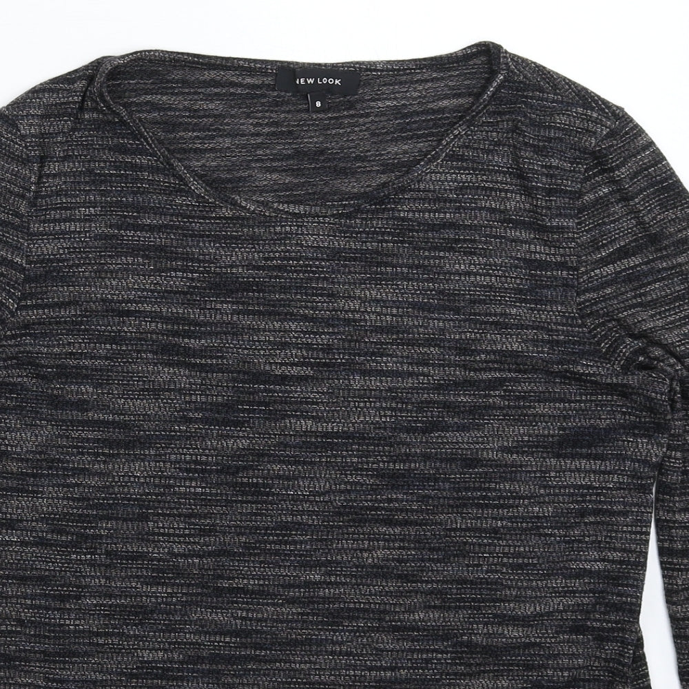 New Look Womens Grey   Basic T-Shirt Size 6