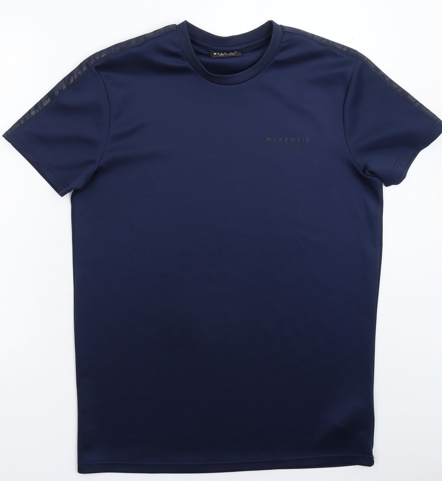 McKenzie Mens Blue   Jersey T-Shirt Size M