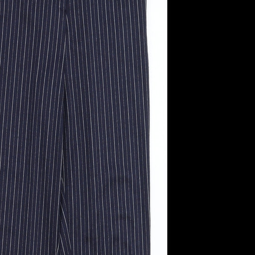 TU Womens Blue Striped  Trousers  Size 10 L25 in