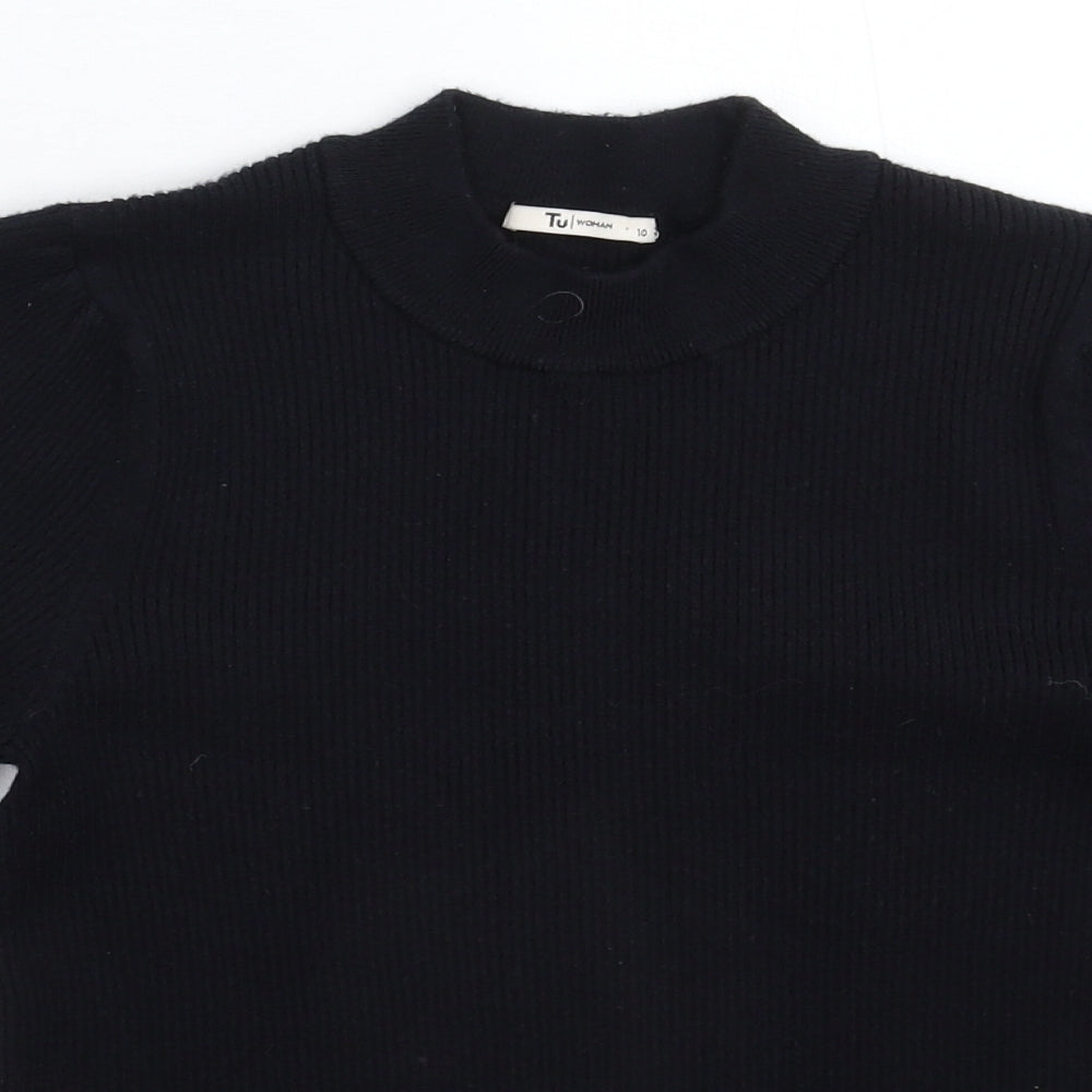 TU Womens Blue  Knit Pullover Jumper Size 10