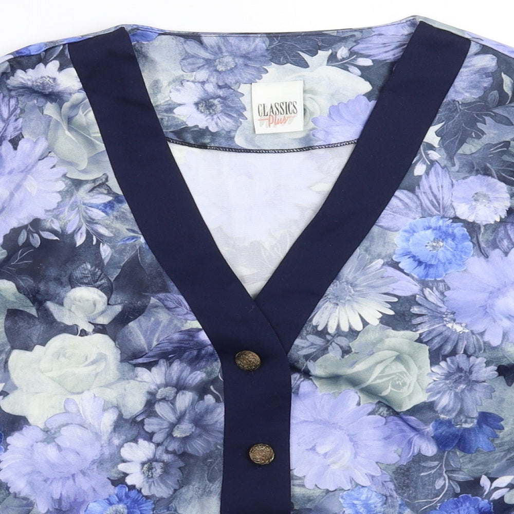 Classics Womens Multicoloured Floral  Jacket  Size 26