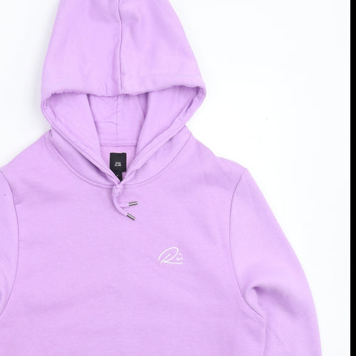 River Island Mens Purple   Pullover Hoodie Size S