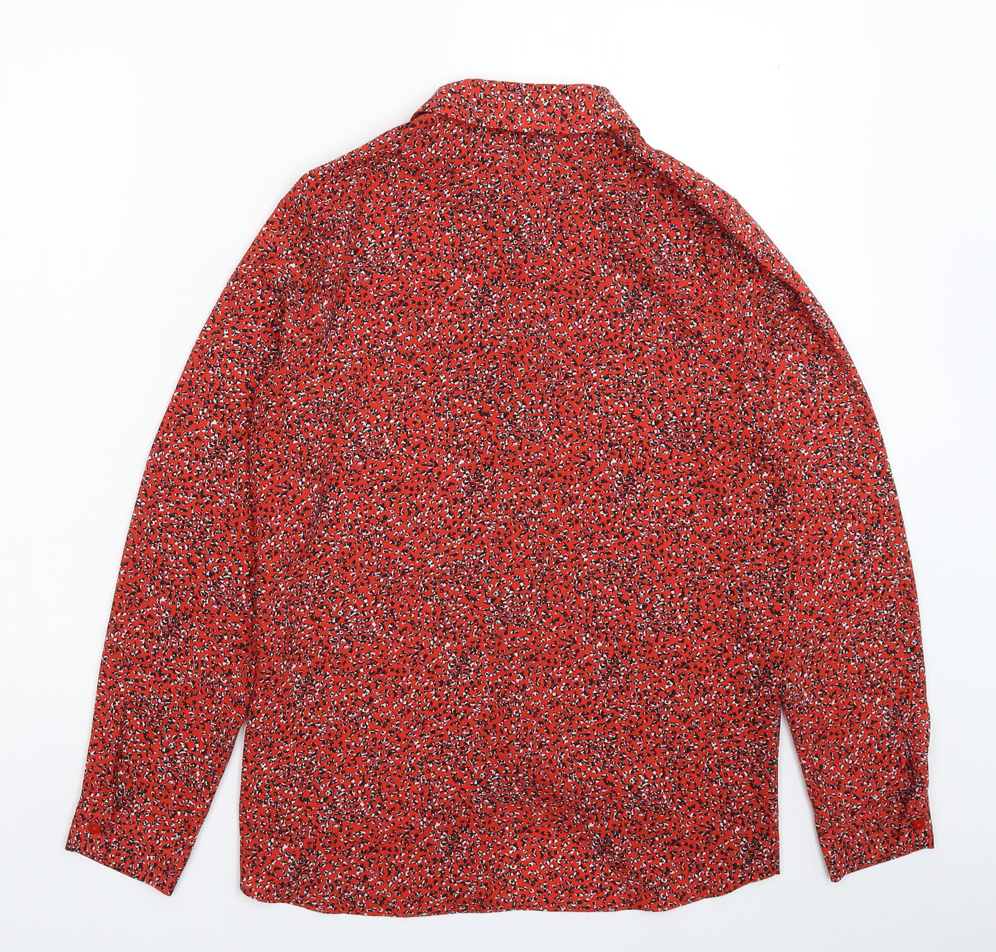 Primark Womens Red   Basic Button-Up Size 10