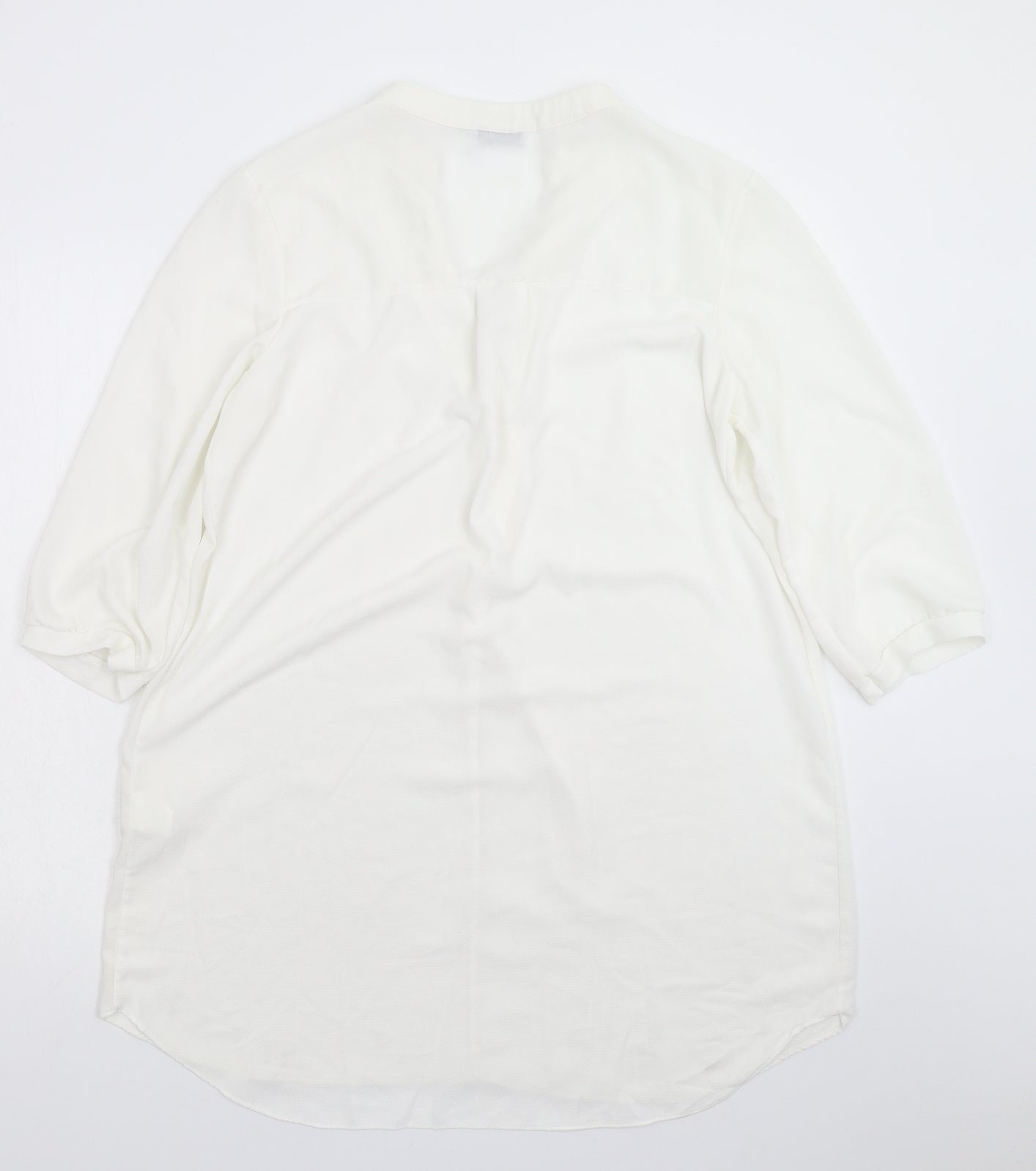 Red'Elle Womens White   Shirt Dress  Size L