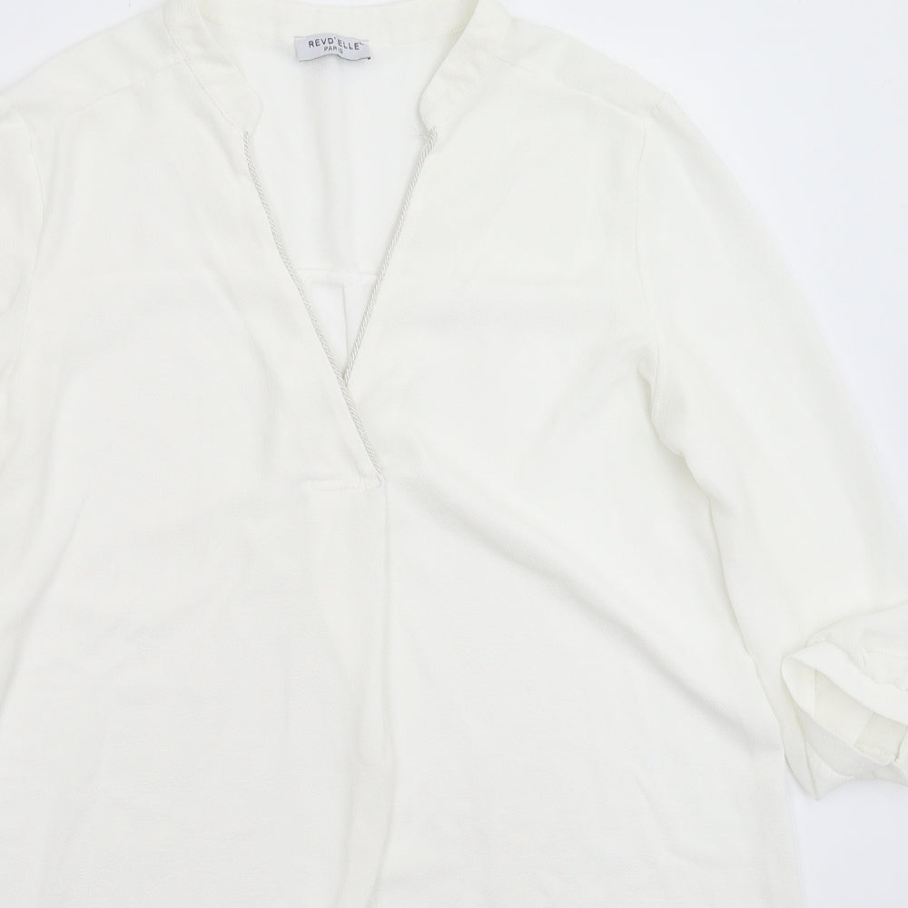 Red'Elle Womens White   Shirt Dress  Size L