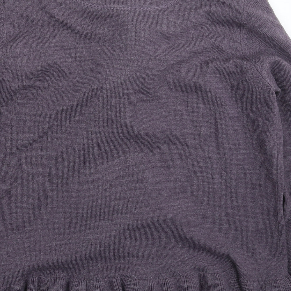 George Womens Purple  Knit Cardigan Jumper Size 18