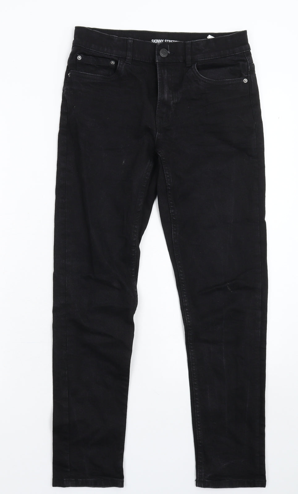 Zara Boys Black  Denim Skinny Jeans Size 11-12 Years