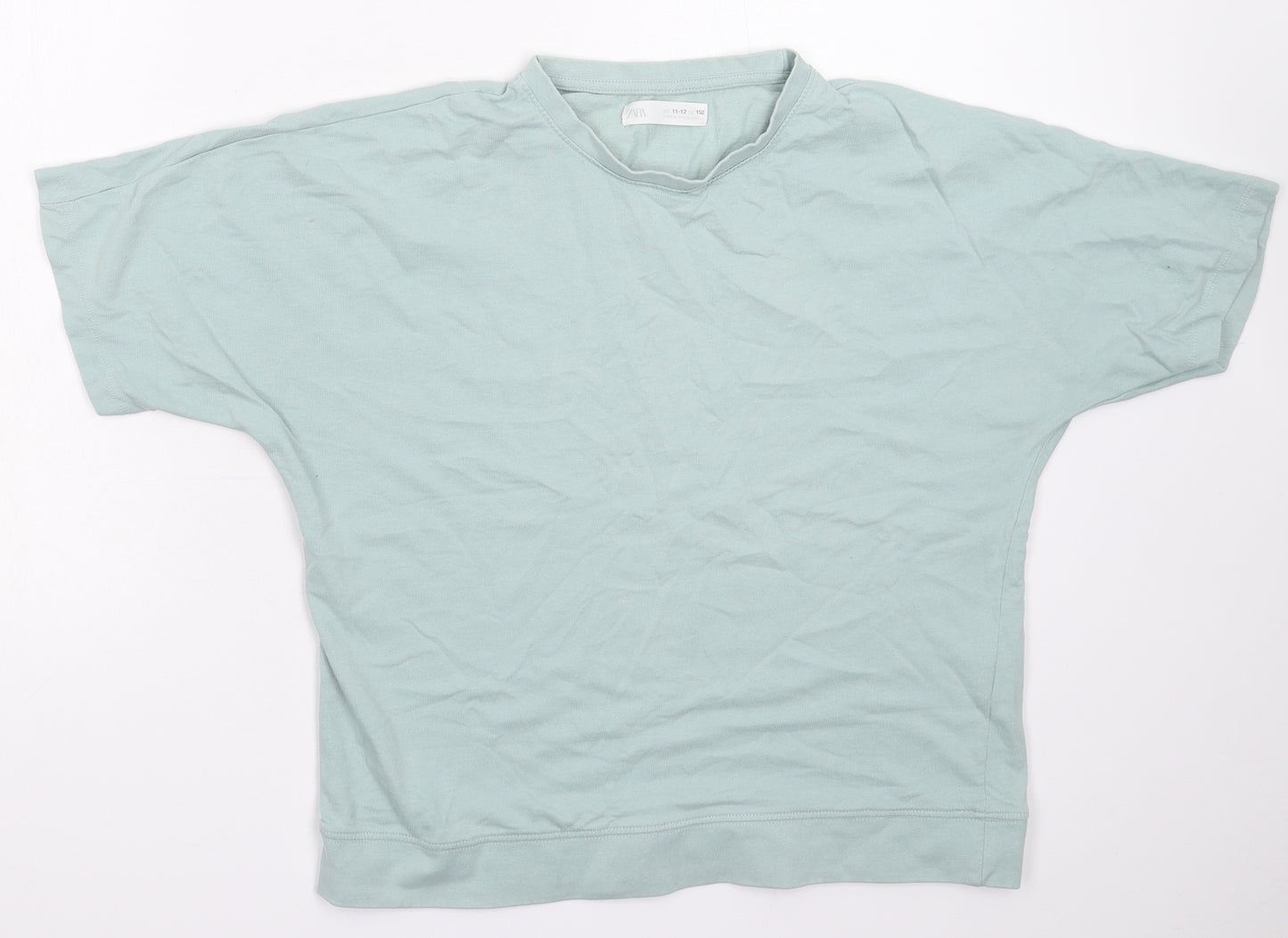 Zara Girls Grey   Basic T-Shirt Size 11-12 Years