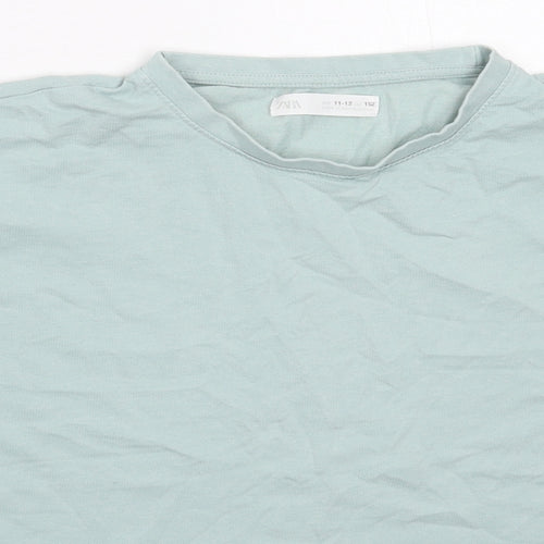 Zara Girls Grey   Basic T-Shirt Size 11-12 Years