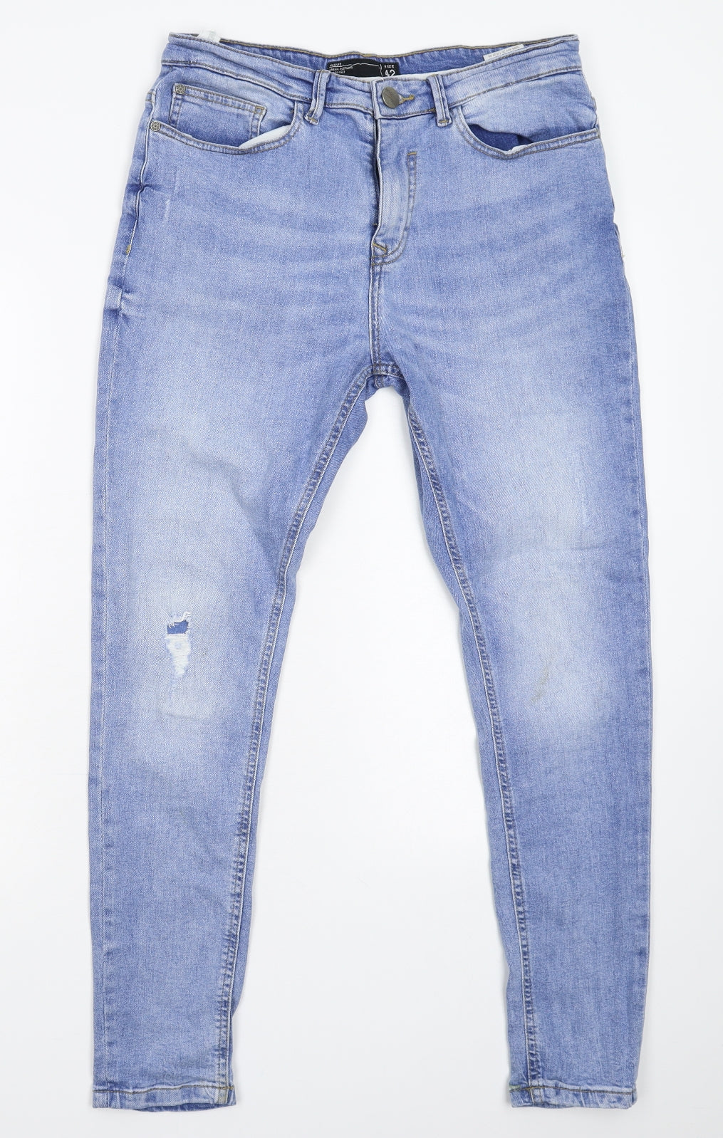 INSIDE Mens Blue  Denim Skinny Jeans Size 32 L28 in