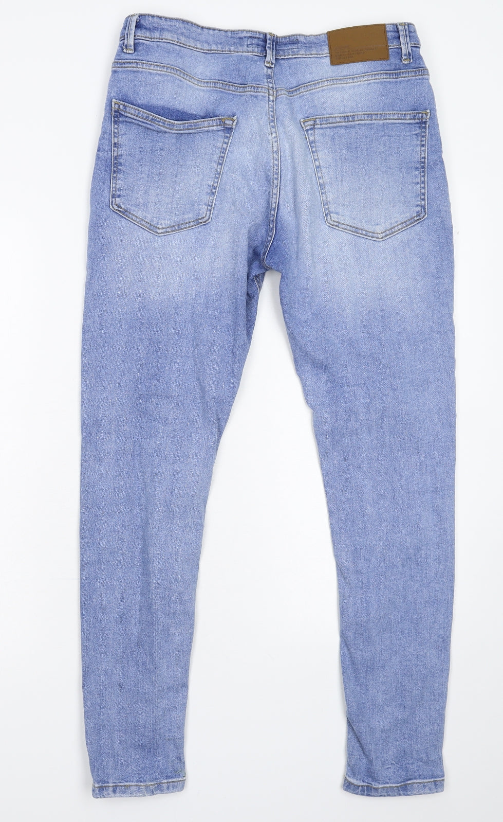 INSIDE Mens Blue  Denim Skinny Jeans Size 32 L28 in