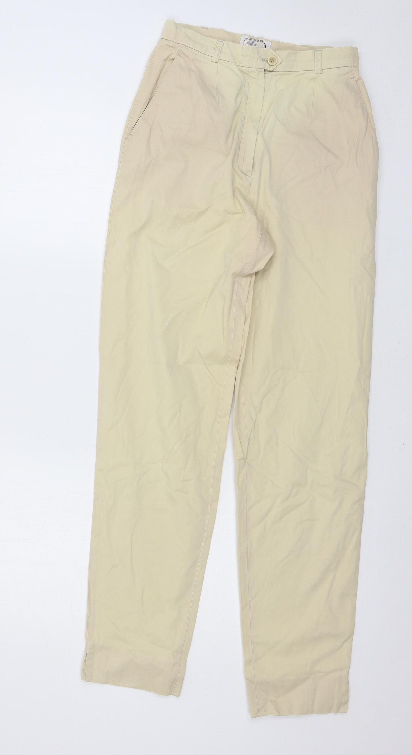 ESCADA Womens Ivory   Trousers  Size 6 L30 in