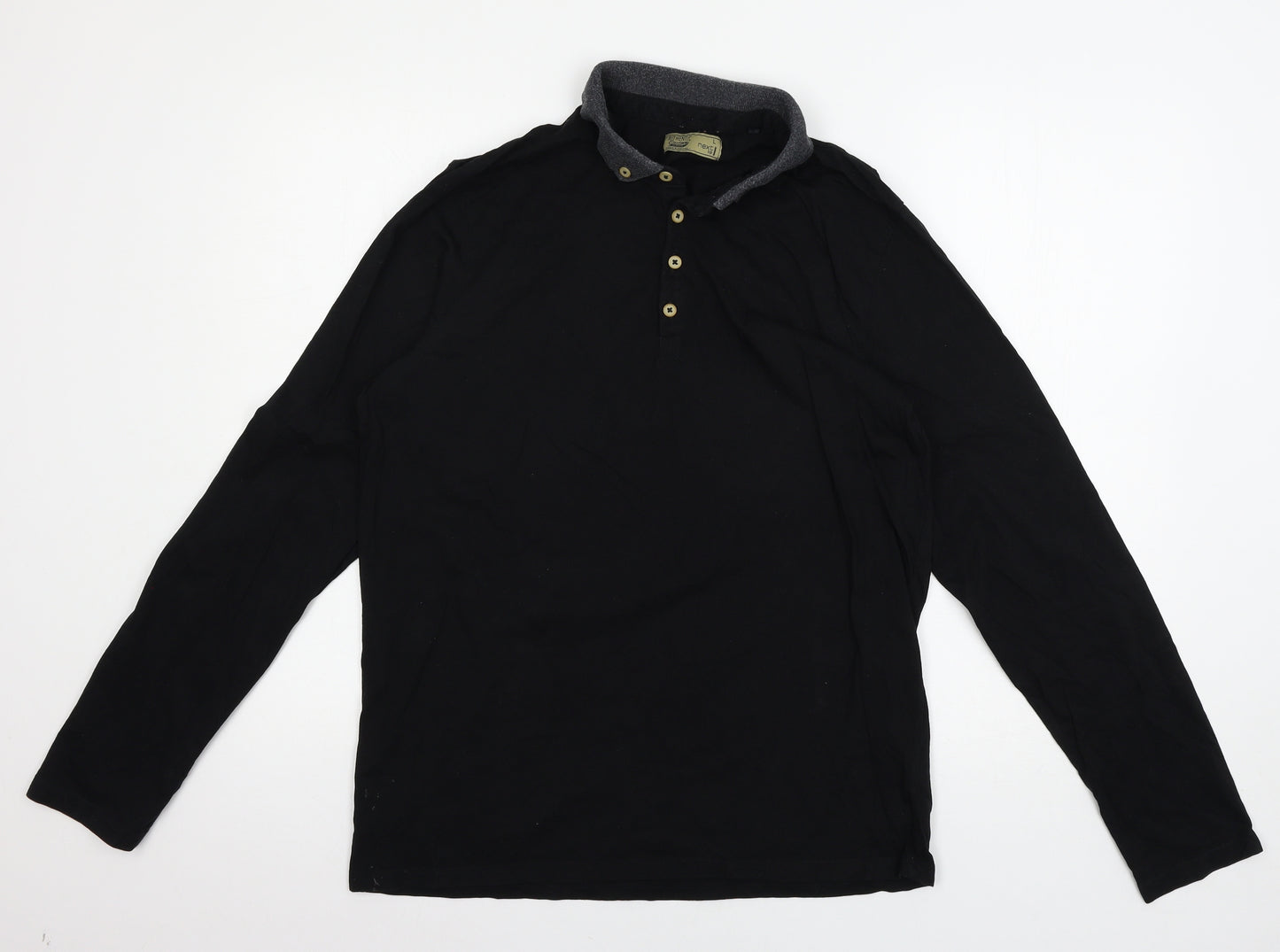 NEXT Mens Black  Jersey  T-Shirt Size L